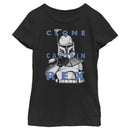 Girl's Star Wars: The Clone Wars Captain Rex Text Overlay T-Shirt