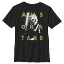 Boy's Star Wars: The Clone Wars Ahsoka Tano Text Overlay T-Shirt