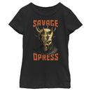 Girl's Star Wars: The Clone Wars Savage Opress Big Face T-Shirt