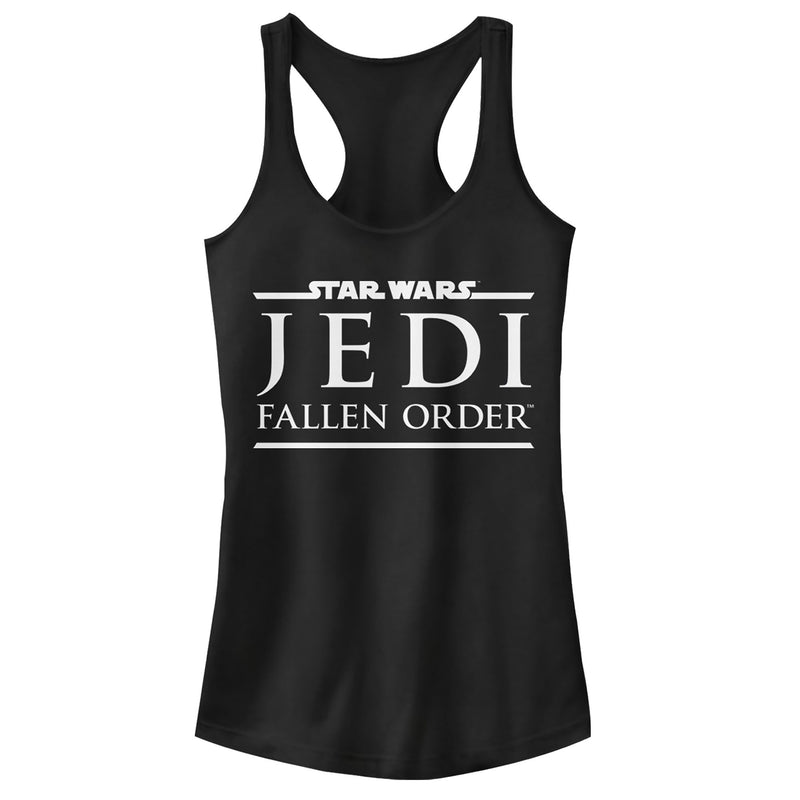 Junior's Star Wars Jedi: Fallen Order Classic Logo Racerback Tank Top