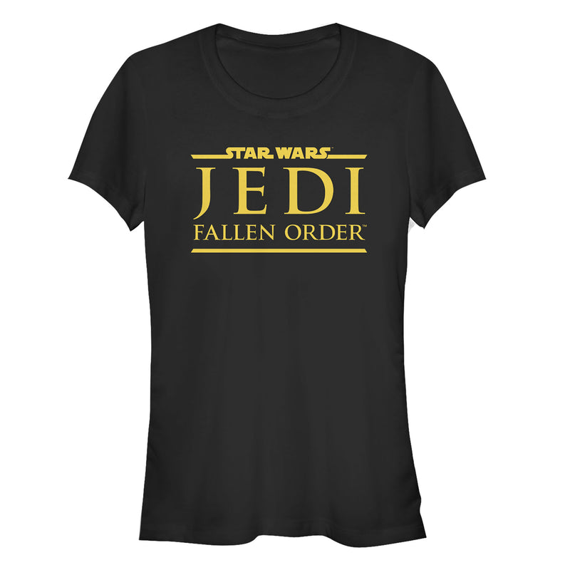 Junior's Star Wars Jedi: Fallen Order Golden Logo T-Shirt