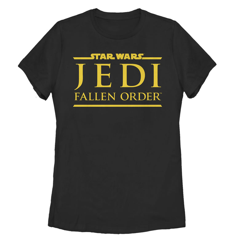 Women's Star Wars Jedi: Fallen Order Golden Logo T-Shirt