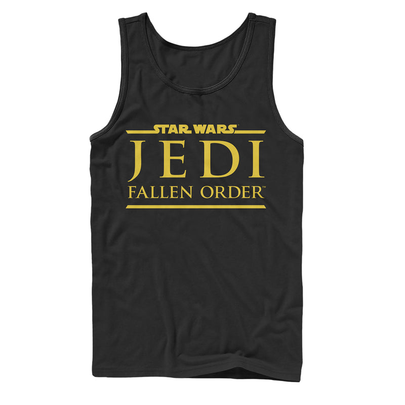 Men's Star Wars Jedi: Fallen Order Golden Logo Tank Top