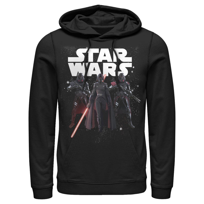 Men's Star Wars Jedi: Fallen Order Starry Inquisitor Pull Over Hoodie