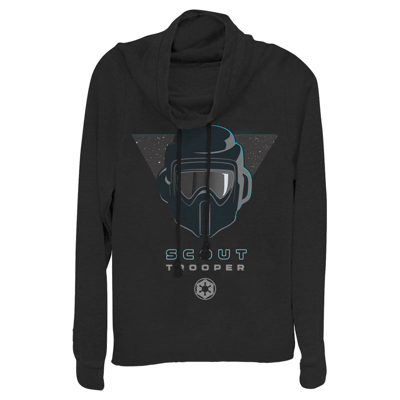 Junior's Star Wars Jedi: Fallen Order Scout Trooper Symbol Cowl Neck Sweatshirt