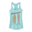 Junior's Star Wars: The Mandalorian Toy Action Figure Racerback Tank Top