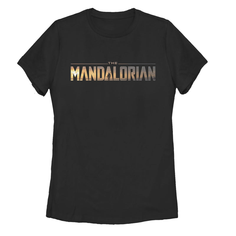 Women's Star Wars: The Mandalorian Silhouette Logo T-Shirt