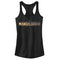 Junior's Star Wars: The Mandalorian Silhouette Logo Racerback Tank Top