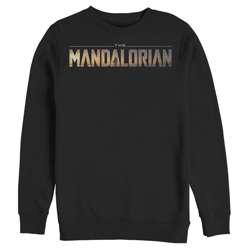 Men's Star Wars: The Mandalorian Silhouette Logo Sweatshirt