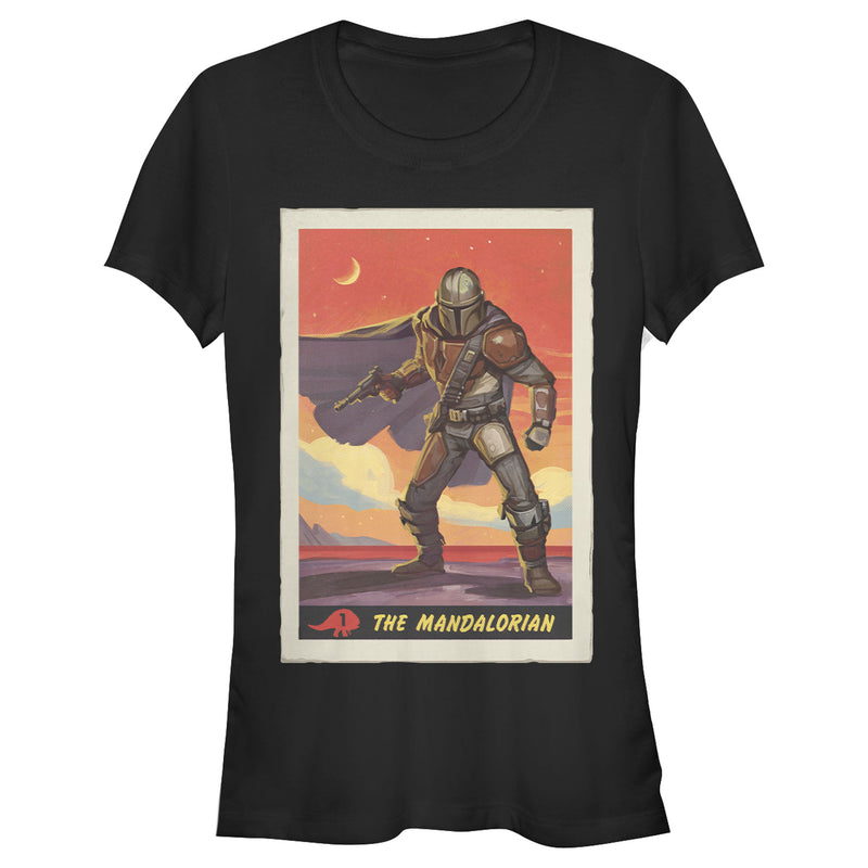 Junior's Star Wars: The Mandalorian Trading Card T-Shirt