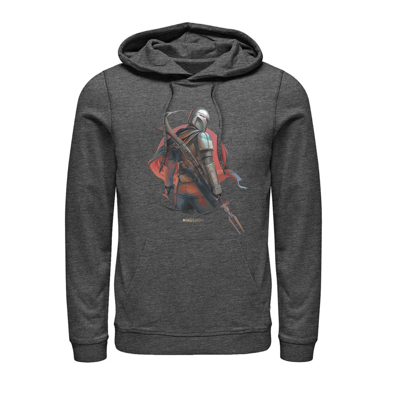 Men's Star Wars: The Mandalorian Dusty Sunset Pull Over Hoodie