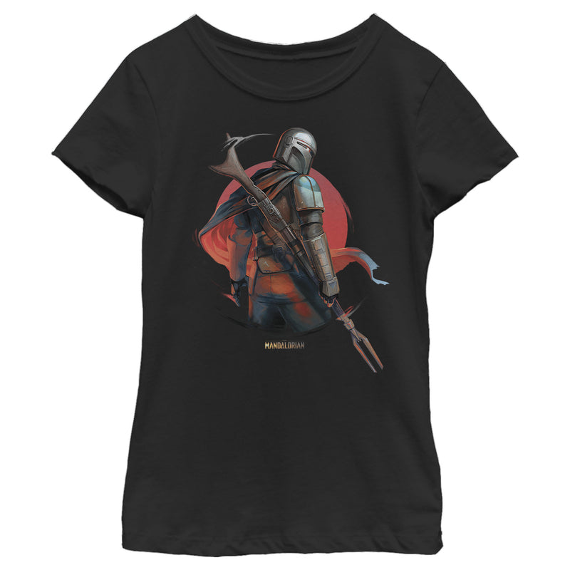 Girl's Star Wars: The Mandalorian Dusty Sunset T-Shirt