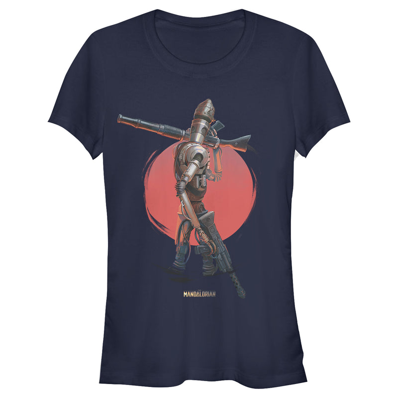 Junior's Star Wars: The Mandalorian IG-11 Dusty Sunset T-Shirt