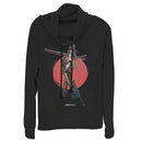 Junior's Star Wars: The Mandalorian IG-11 Dusty Sunset Cowl Neck Sweatshirt