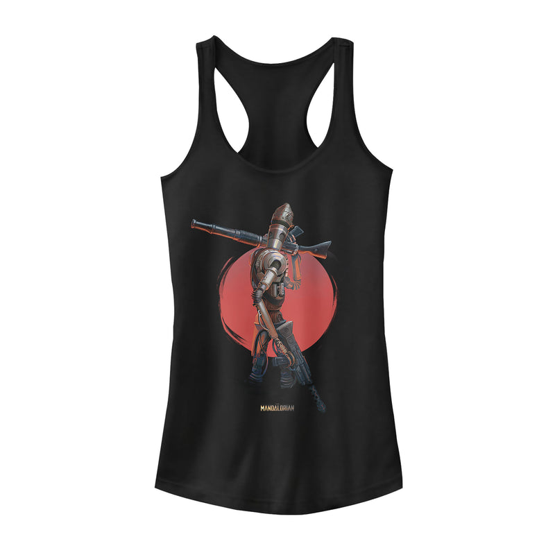 Junior's Star Wars: The Mandalorian IG-11 Dusty Sunset Racerback Tank Top