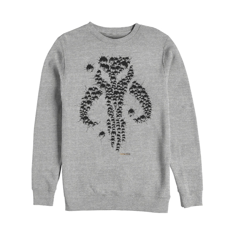 Men's Star Wars: The Mandalorian Mythosaur Bullet Hole Sweatshirt