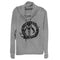 Junior's Star Wars: The Mandalorian Paint Splatter Emblem Cowl Neck Sweatshirt