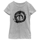 Girl's Star Wars: The Mandalorian Paint Splatter Emblem T-Shirt