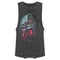 Junior's Star Wars: The Mandalorian Helmet Reflection Festival Muscle Tee