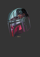 Men's Star Wars: The Mandalorian Helmet Reflection T-Shirt