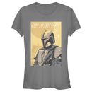 Junior's Star Wars: The Mandalorian Bounty Hunter Portrait T-Shirt