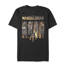 Men's Star Wars: The Mandalorian Character Panel T-Shirt