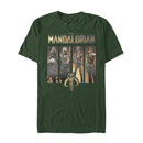 Men's Star Wars: The Mandalorian Character Panel T-Shirt