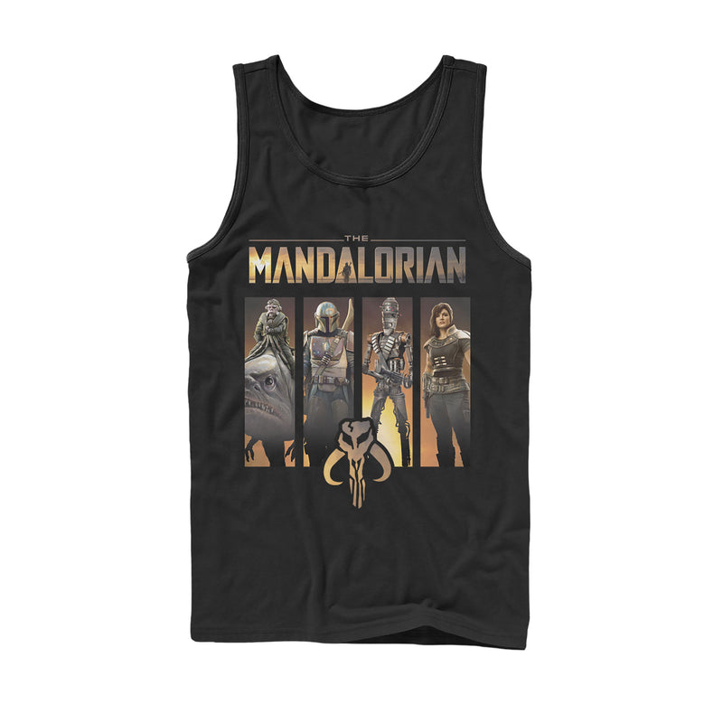 Men's Star Wars: The Mandalorian Character Panel Tank Top