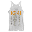 Women's Star Wars: The Mandalorian IG-11 Action Figure Racerback Tank Top