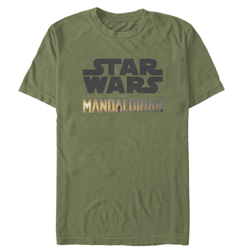 Men's Star Wars: The Mandalorian Double Logo T-Shirt