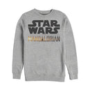 Men's Star Wars: The Mandalorian Double Logo Sweatshirt