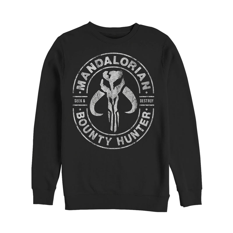 Men's Star Wars: The Mandalorian Seek & Destroy Stamp Sweatshirt