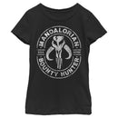 Girl's Star Wars: The Mandalorian Seek & Destroy Stamp T-Shirt