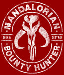 Men's Star Wars: The Mandalorian Seek & Destroy Stamp T-Shirt
