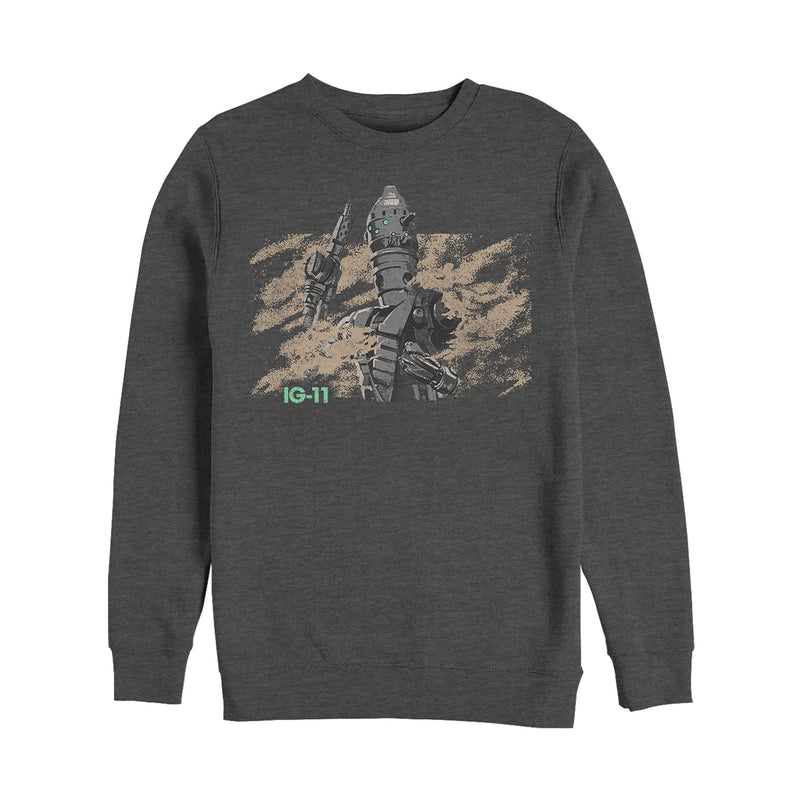 Men's Star Wars: The Mandalorian IG-11 Dusty Droid Sweatshirt