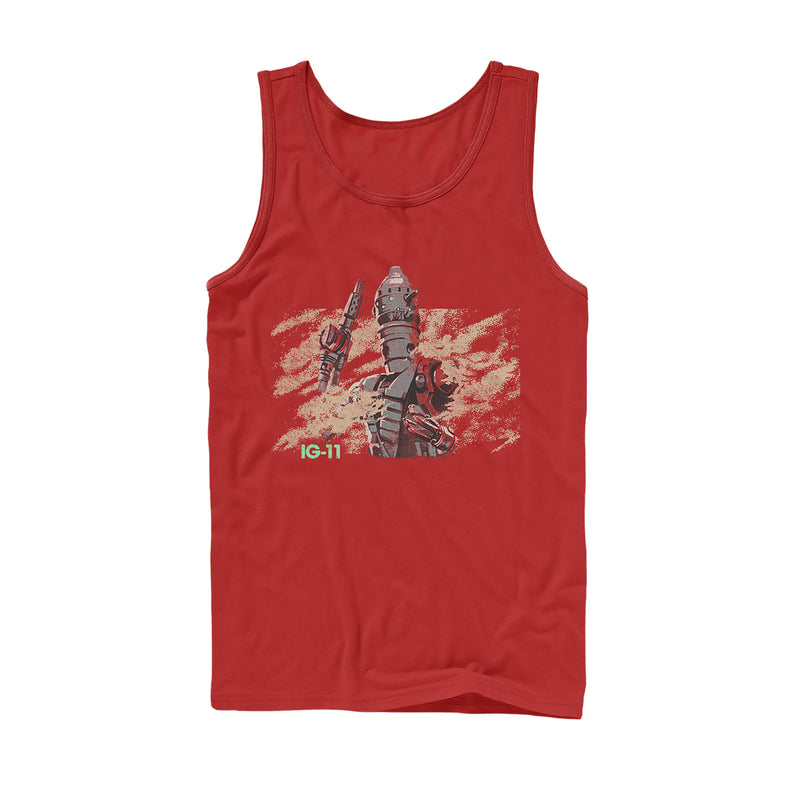 Men's Star Wars: The Mandalorian IG-11 Dusty Droid Tank Top