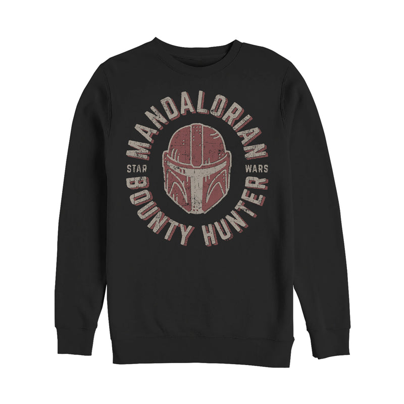 Men's Star Wars: The Mandalorian Helmet Stamp Sweatshirt