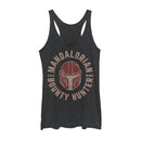 Women's Star Wars: The Mandalorian Helmet Stamp Racerback Tank Top