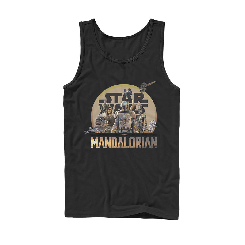 Men's Star Wars: The Mandalorian Character Collage Tank Top