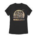 Women's Star Wars: The Mandalorian Character Collage T-Shirt