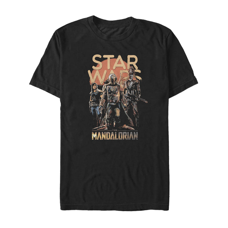 Men's Star Wars: The Mandalorian Grunge Character T-Shirt