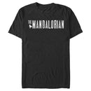 Men's Star Wars: The Mandalorian Distressed Title Logo T-Shirt