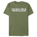 Men's Star Wars: The Mandalorian Distressed Title Logo T-Shirt