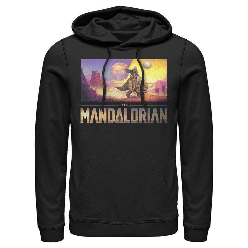 Men's Star Wars: The Mandalorian Dreamscape Journey Pull Over Hoodie