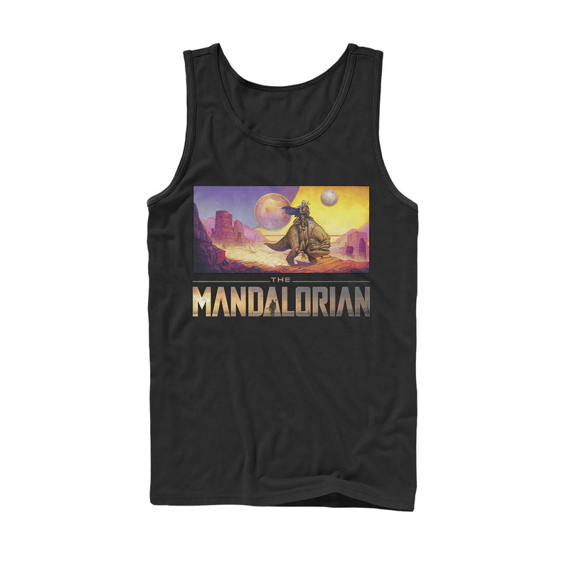 Men's Star Wars: The Mandalorian Dreamscape Journey Tank Top