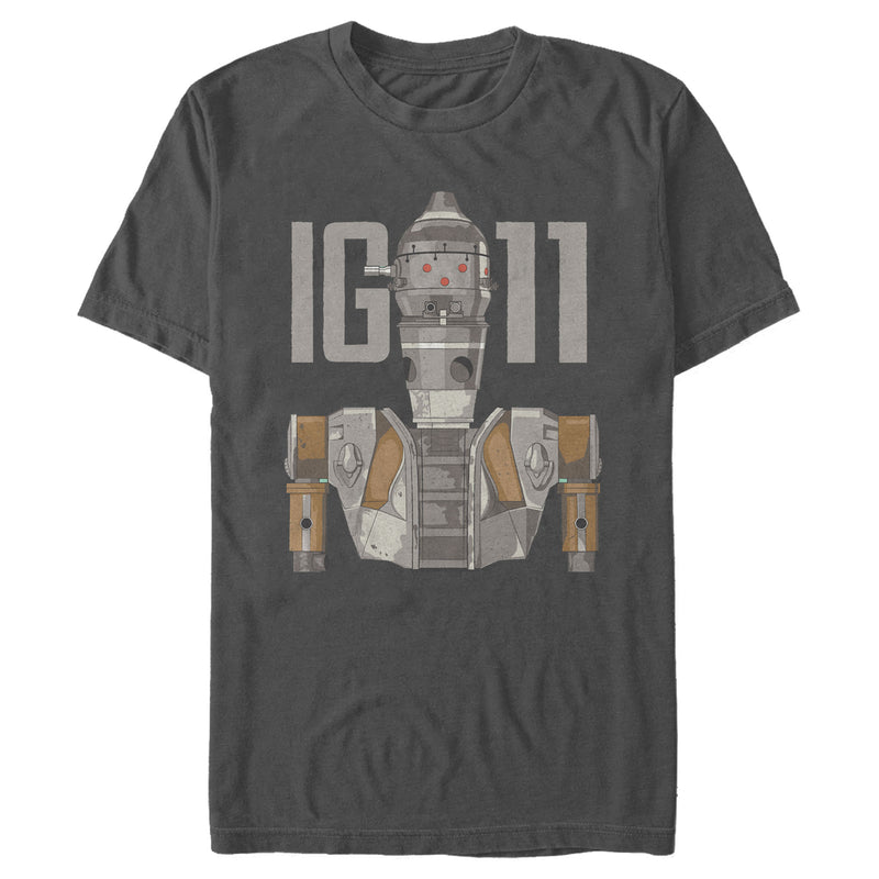 Men's Star Wars: The Mandalorian IG-11 Droid Illustrated T-Shirt