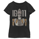 Girl's Star Wars: The Mandalorian IG-11 Droid Illustrated T-Shirt