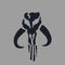 Boy's Star Wars: The Mandalorian Mythosaur Skull Logo Pull Over Hoodie