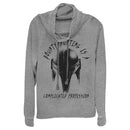 Junior's Star Wars: The Mandalorian Complicated Profession Cowl Neck Sweatshirt