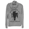 Junior's Star Wars: The Mandalorian Complicated Profession Cowl Neck Sweatshirt